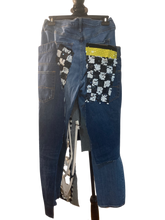 Load image into Gallery viewer, Sister Inspired Yellow Stripe Jeans