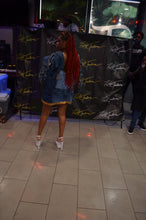 Load image into Gallery viewer, Queen Daisey Denim Dress